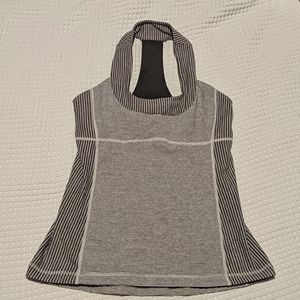 LULULEMON striped scoop neck tank